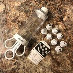 Norpro Cupcake Injector/Decorating Icing Set, 9-Piece Set